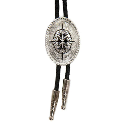 Aztec Silver Round Bolo - Korvel