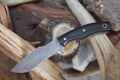 Premium Custom Damascus Steel Mini Tactical Knife - Korvel