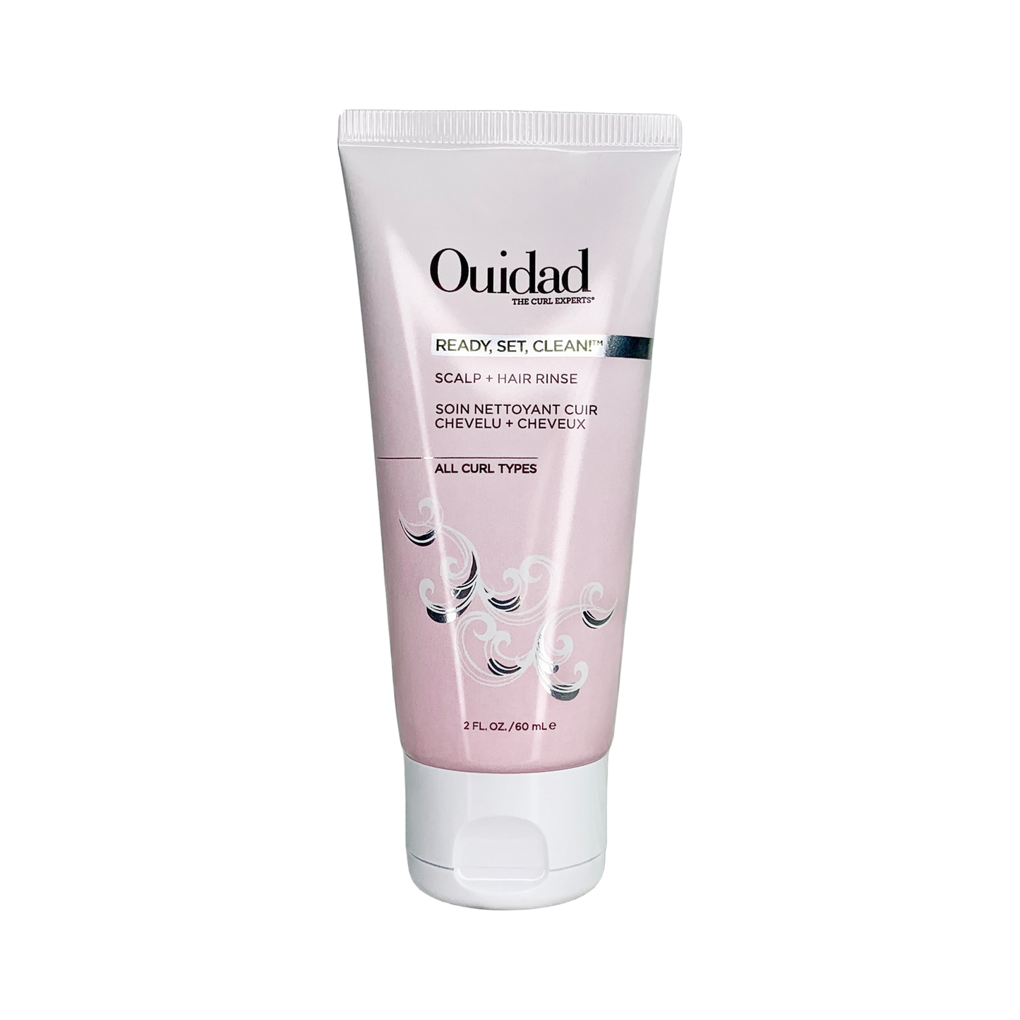 Ouidad Ready, Set Clean Rinse para el Cuero Cabelludo y el Cabello - Tamaño de Viaje 2 Oz