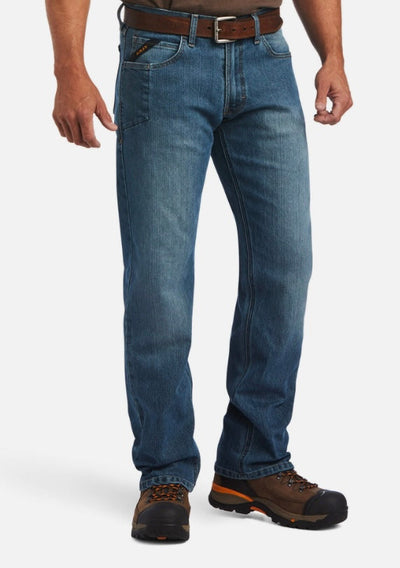 Ariat Men's M5 Rebar Edgewood Straight Leg Jeans - Korvel