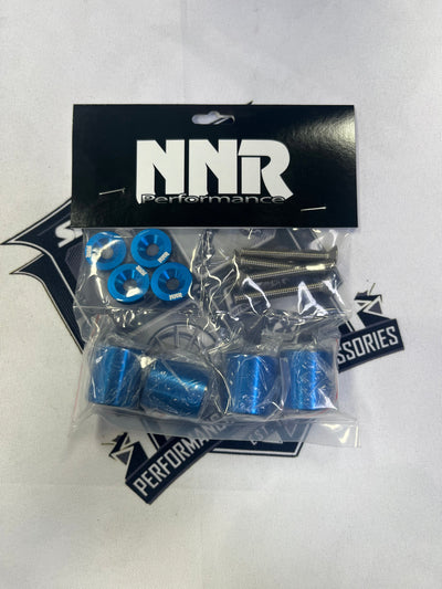 Nnr Hood Spacer Washer Kit for Honda/Acura - Blue