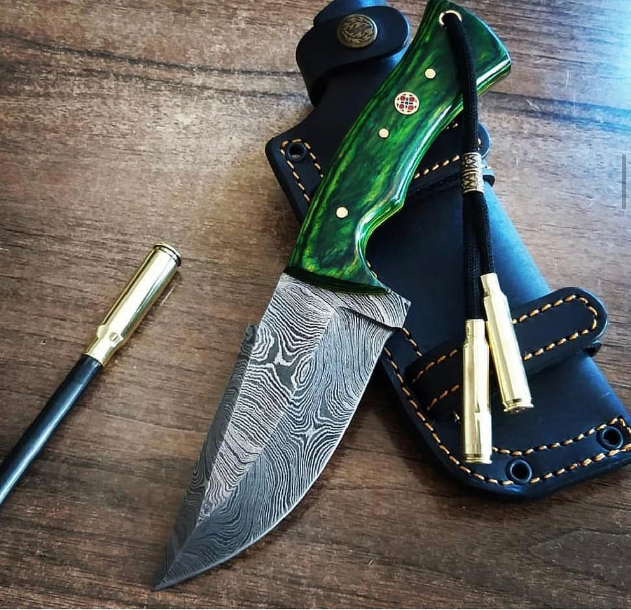 Premium Damascus Steel Deer Skinning Knife for EDC - Korvel