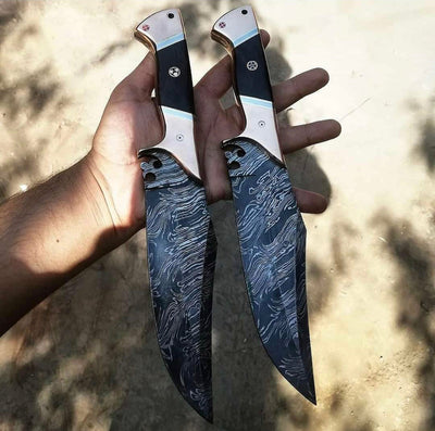 Premium Handmade Damascus Steel Hunting Knife - Korvel