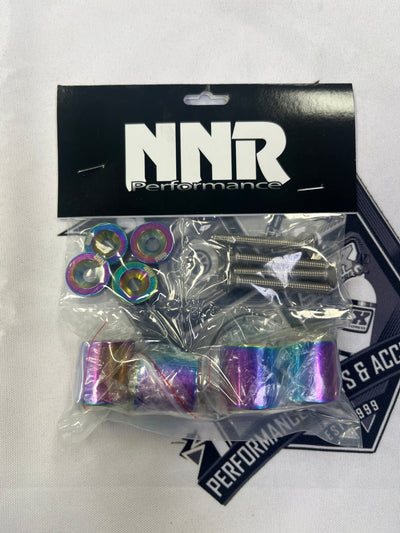 Nnr Hood Spacer Washer Kit for Honda/Acura - Neo Chrome Finish