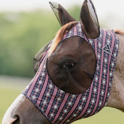 Starburst Lycra Fly Mask for Ultimate Comfort - Korvel