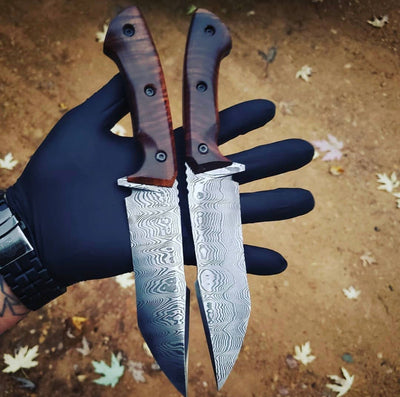 Premium Handmade Damascus Steel Tanto Knife - Korvel