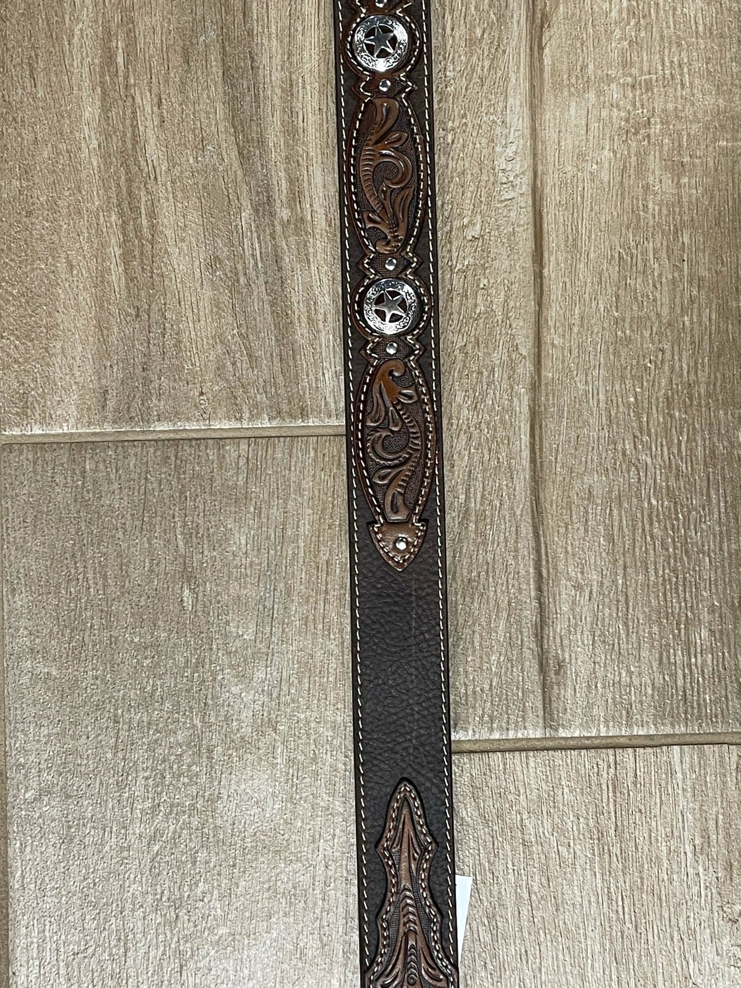 Ariat Men's Silver Star Embellished Belt - Korvel