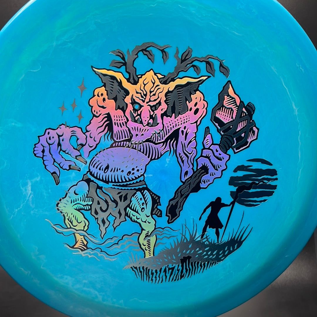 Swirly Aura Animus - Limited Goliath Triple Foil Stamp