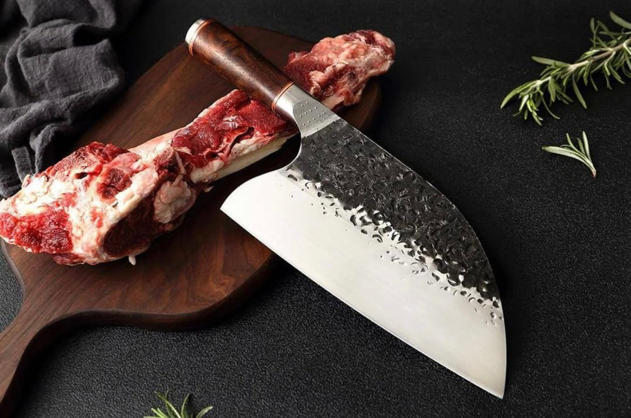 Premium Handcrafted 1095 Steel Cleaver Knife - Korvel