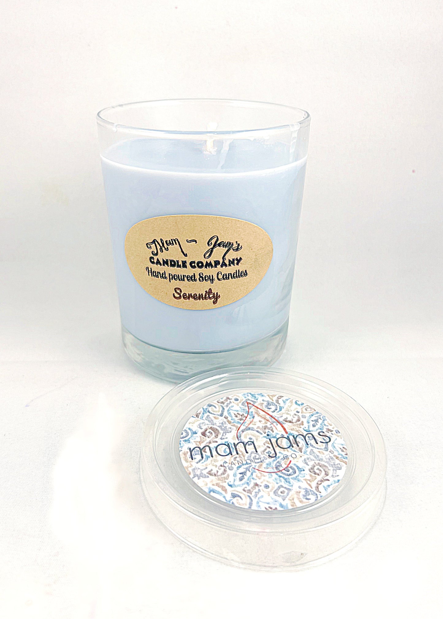 Serenity Soy Candle – Calm & Relaxing Scent | Mam Jam’s - Korvel