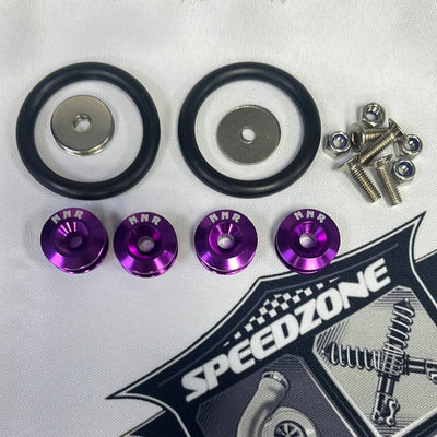 Nnr Quick Release Bumper Fasteners - Purple Universal