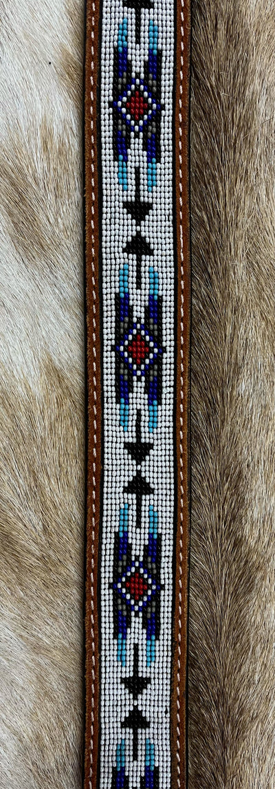 Vibrant Navajo Beaded Women's Belt by Nocona - Korvel