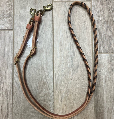 Premium Leather Barrel Racing Reins with Enhanced Grip - Korvel