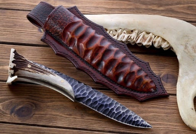 Premium 1095 High Carbon Steel Custom Hunting Knife - Korvel