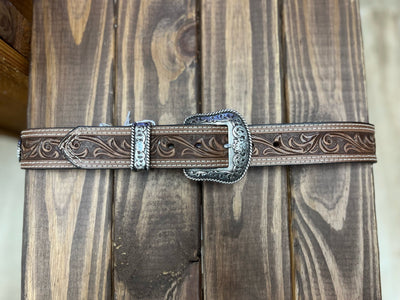 Classic Texas Star Leather Belt for Men | Nocona - Korvel