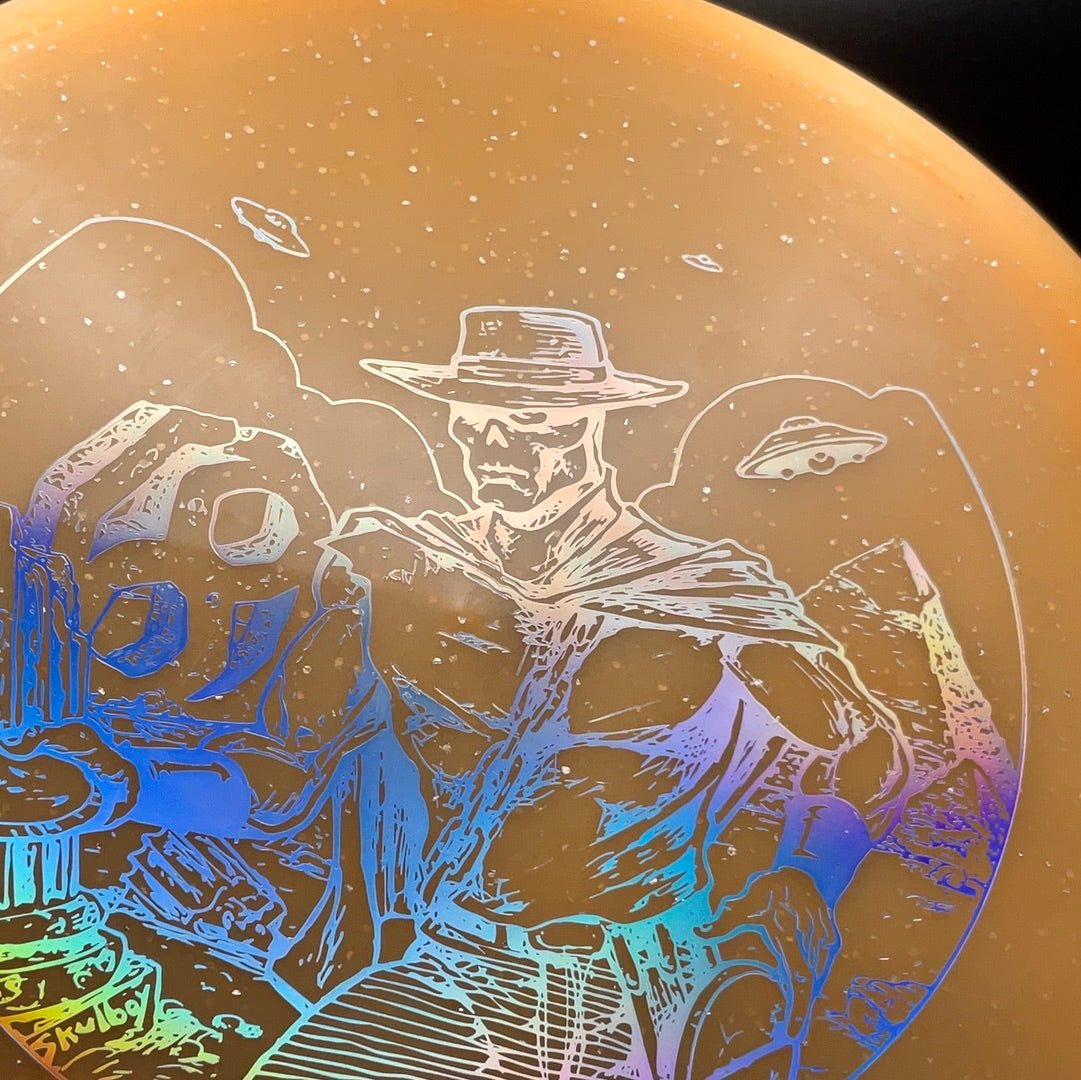 Metal Flake C-Blend Glow Ra - Marauder Stamp Disc Golf Disc