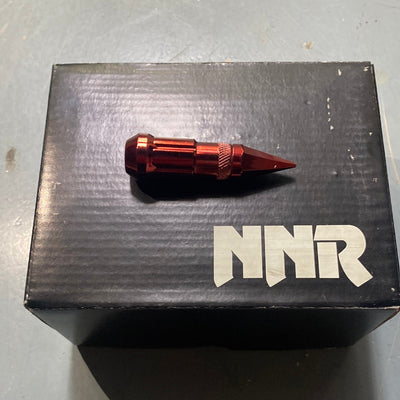 NNR Steel Spike Red Lug Nuts - Premium Wheel Accessory