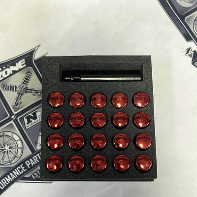 Nnr L35 Red Lug Nuts M12x1.5 - Premium Wheel Accessory