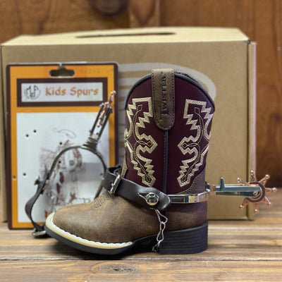 Western-Themed Kids Toy Spurs Set for Imaginative Play - Korvel
