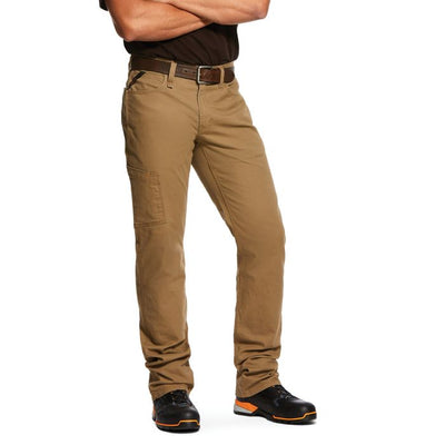 Ariat M4 Rebar Men's Khaki Work Pants - Durable & Comfortable - Korvel