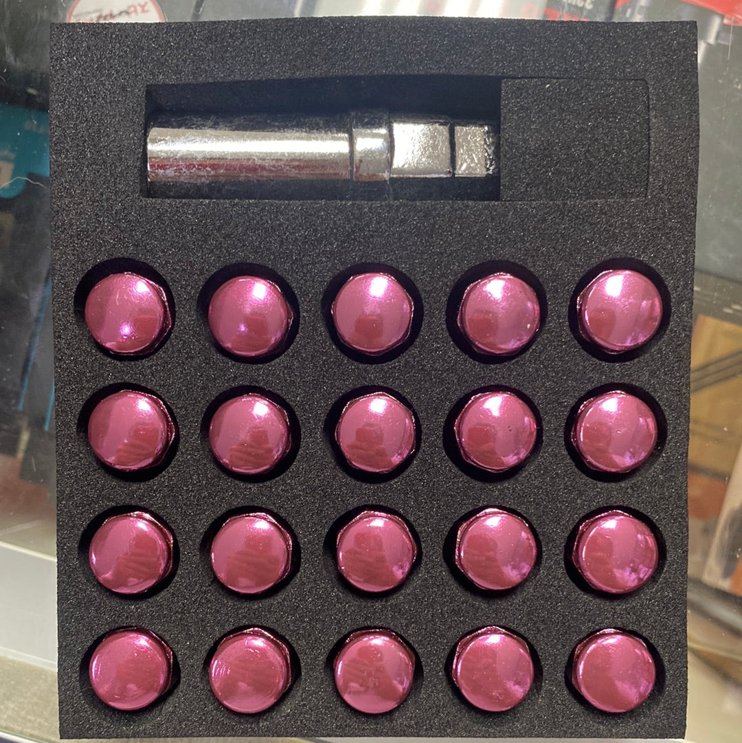 Tuercas de Llantas Rosadas de 7 Lados NNR 12x1.5