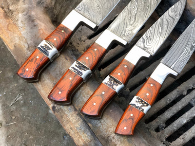 Exquisite Handmade Damascus Steel Knife Collection - Korvel
