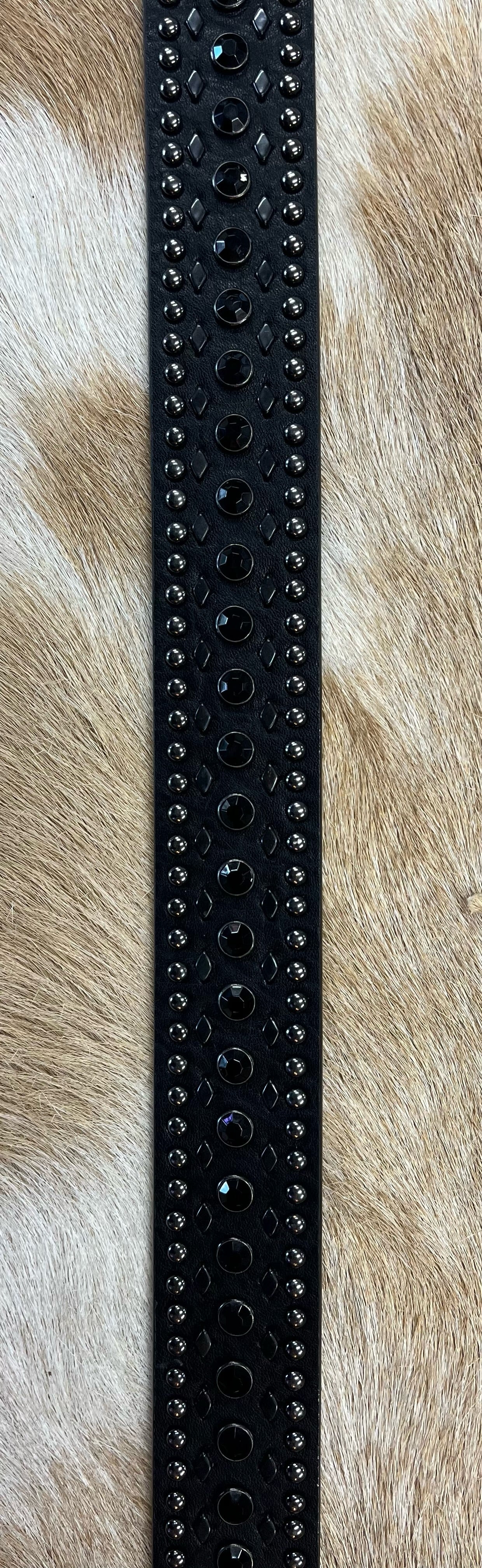 Black Crystal Belt | Womens - Korvel