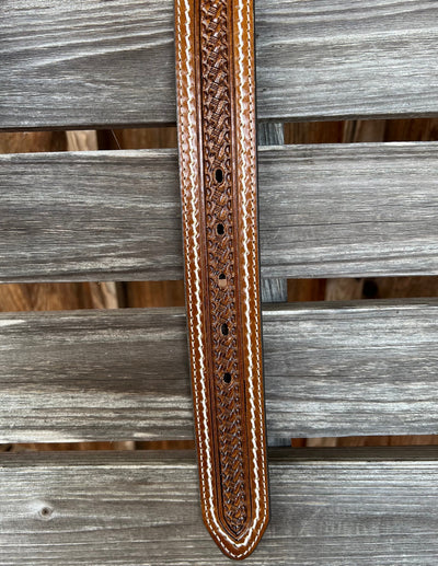 Tony Lama Men's 1.5" Cross Creek Belt - Stylish Western Accessory - Korvel