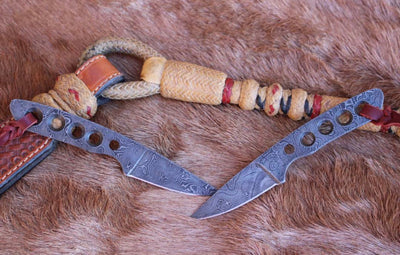 Premium Damascus Steel Vaquero Ultralite Cowboy Knife - Korvel