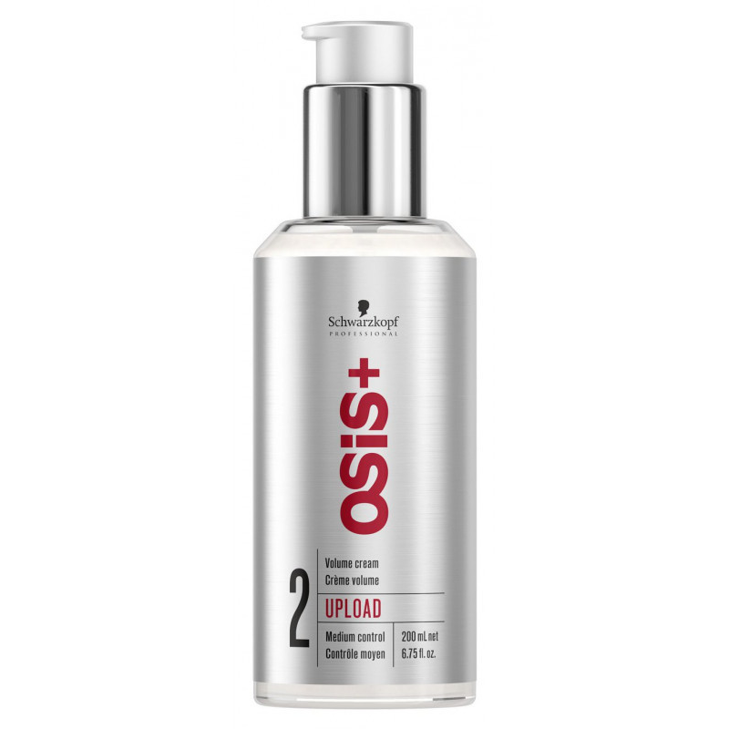 Crema para el cabello Schwarzkopf Osis+ Upload Style Volume - Paquete de 2x 200ml
