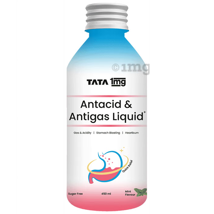 Tata 1mg Antacid & Anti-Gas Liquid - 200ml