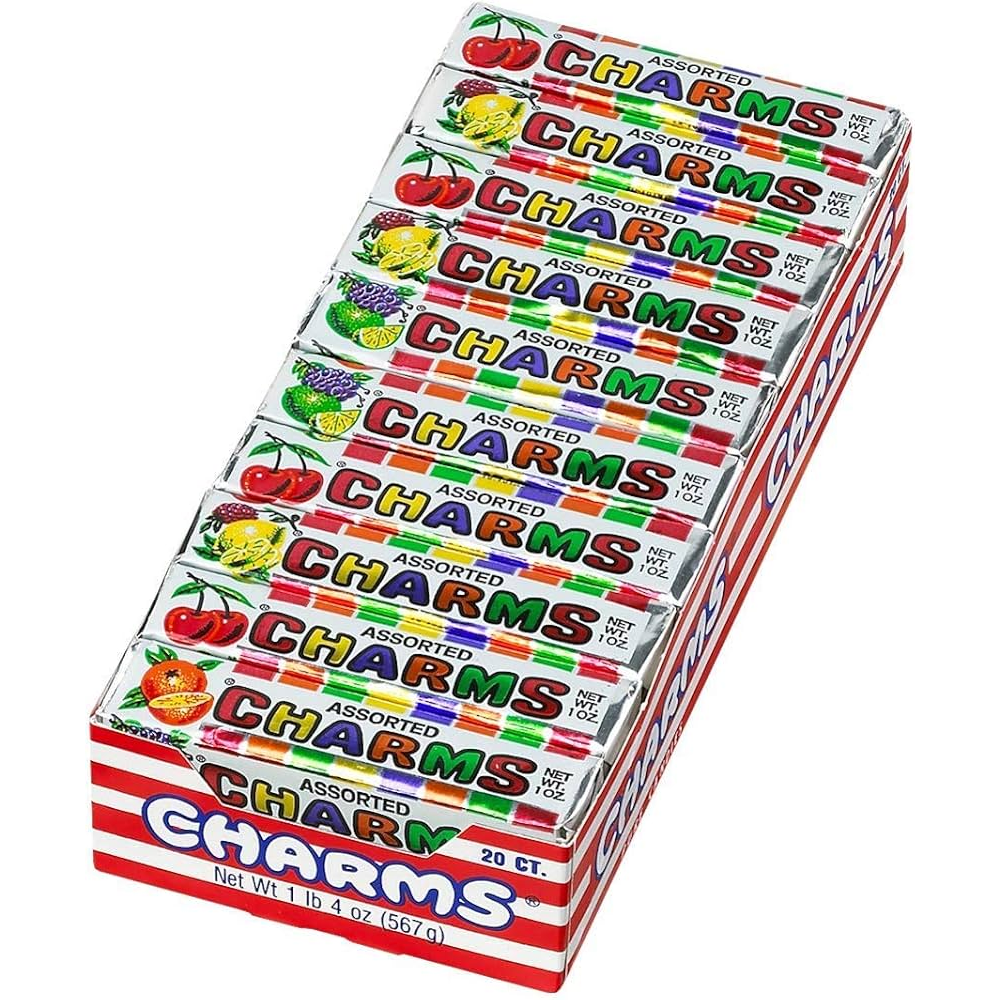 Charms Squares Assorted Fruit Flavors - 20 Count