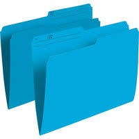California Blue File Folders - Letter Size (100 ct)