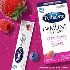 Pedialyte Immune Support Electrolyte Powder – Mixed Berry (36 Count)