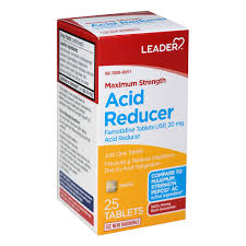 Leader™ Réducteur d'Acide Famotidine 20 mg – Force Maximale (25 Comprimés)