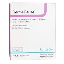Dressing stérile Dermagauze™ DS imprégné – 4" x 4" (sans latex)