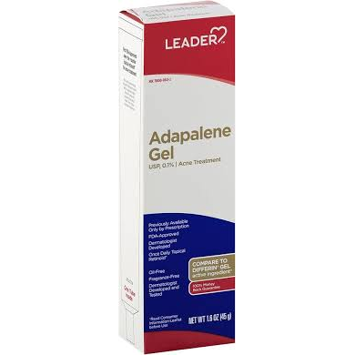 Leader™ Gel d'Adapalène 0,1 % – Traitement quotidien de l'acné (15 g)