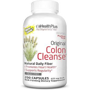 HealthPlus® Nettoyage du côlon – 625 mg de psyllium (200 capsules)