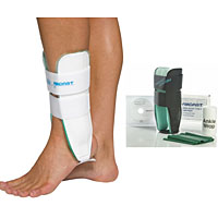 Attelle de cheville Aircast® Air-Stirrup® – Taille standard, pied droit