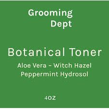 Grooming Dept Peppermint Botanical Toner 4 Oz