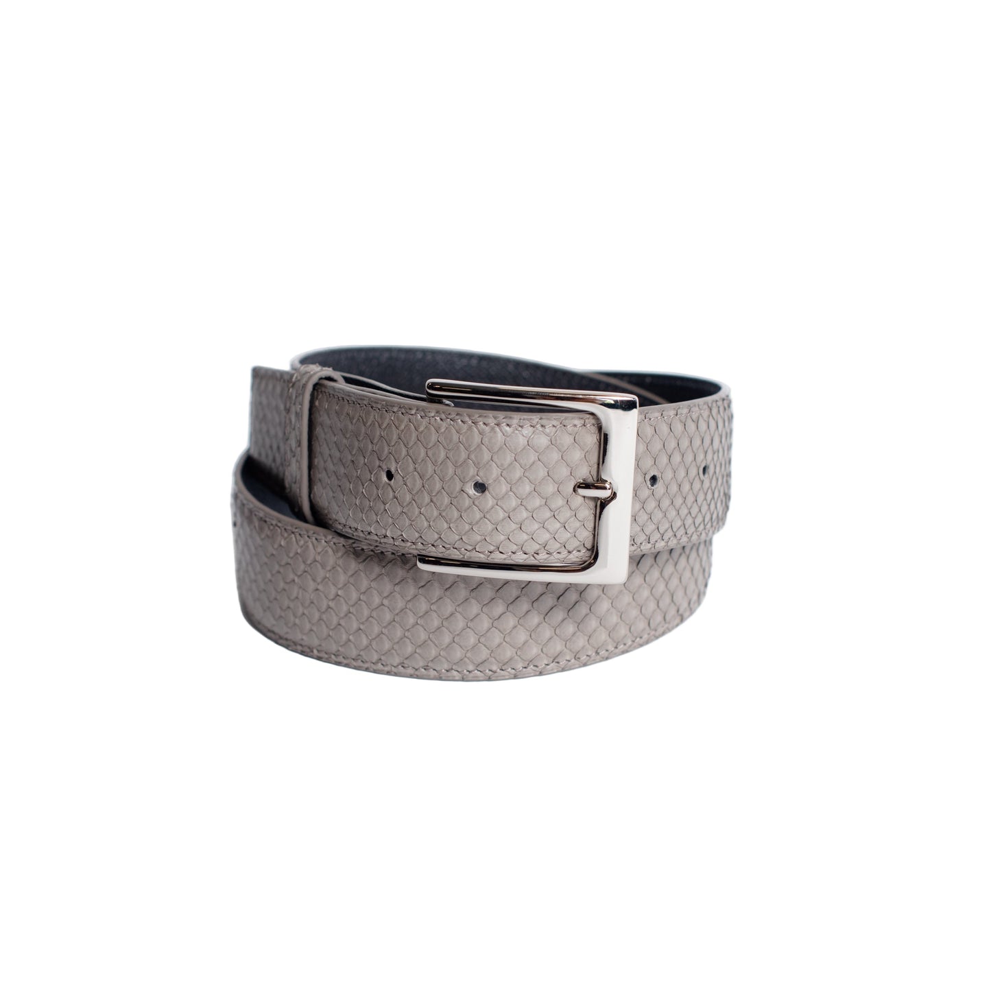 Storm Front Matte Python Full Skin Belt