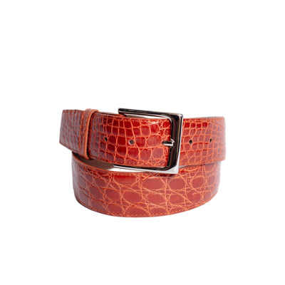 Premium Full Skin Belt in Burnt Orange