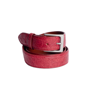 Premium Red Matte Full Skin Belt