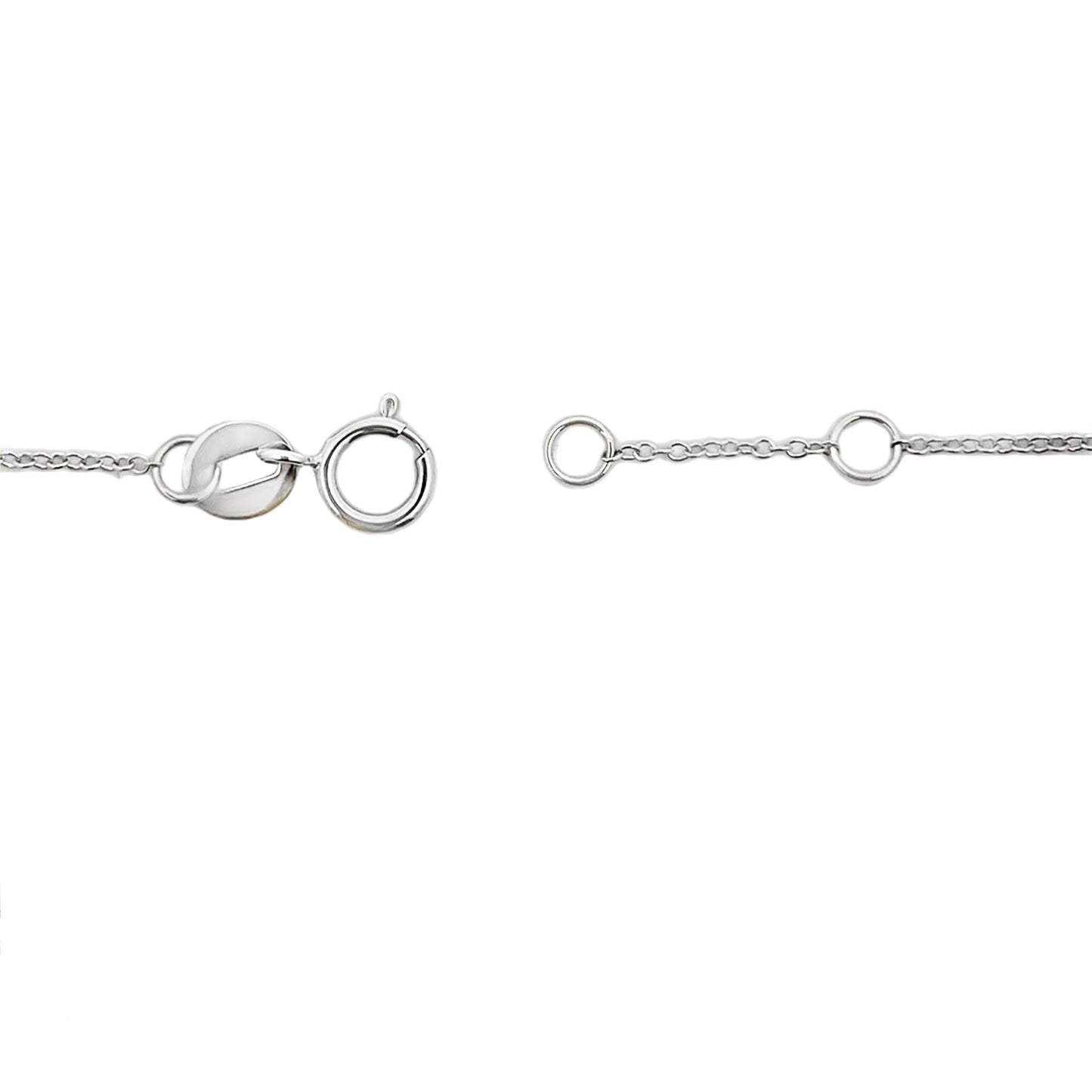 Pulsera de Rubí y Diamante en Oro Blanco de 14KT