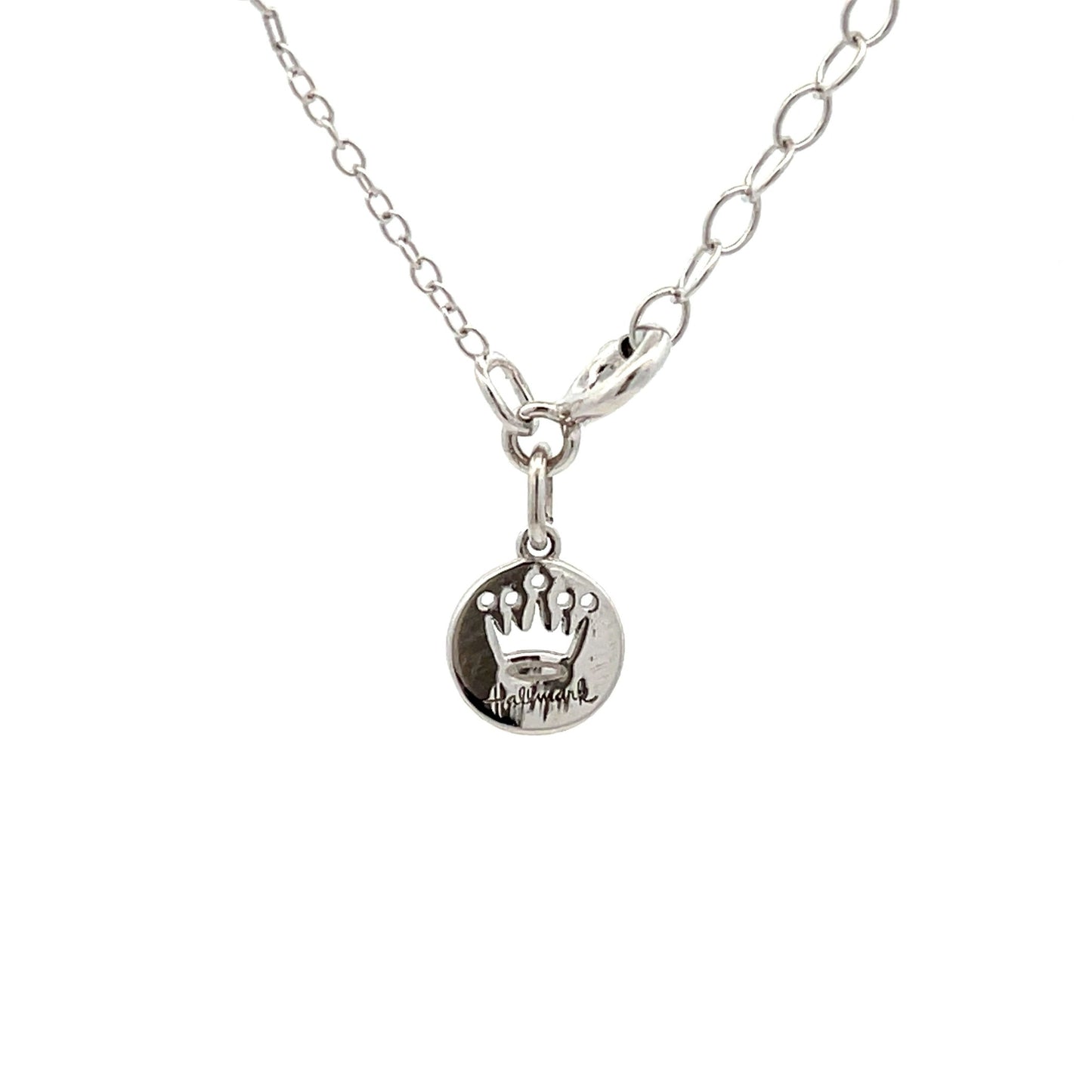 .08ct Pendentif Animal en Diamant Noir en Argent Sterling
