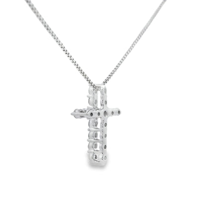 .15ct Diamond Cross Pendant in 14KT Yellow Gold