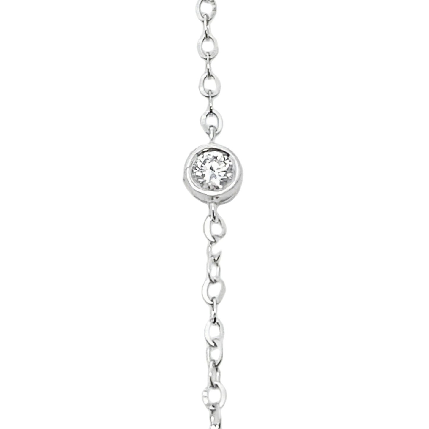 .38ct Lab Grown Diamond Bracelet in 14KT White Gold