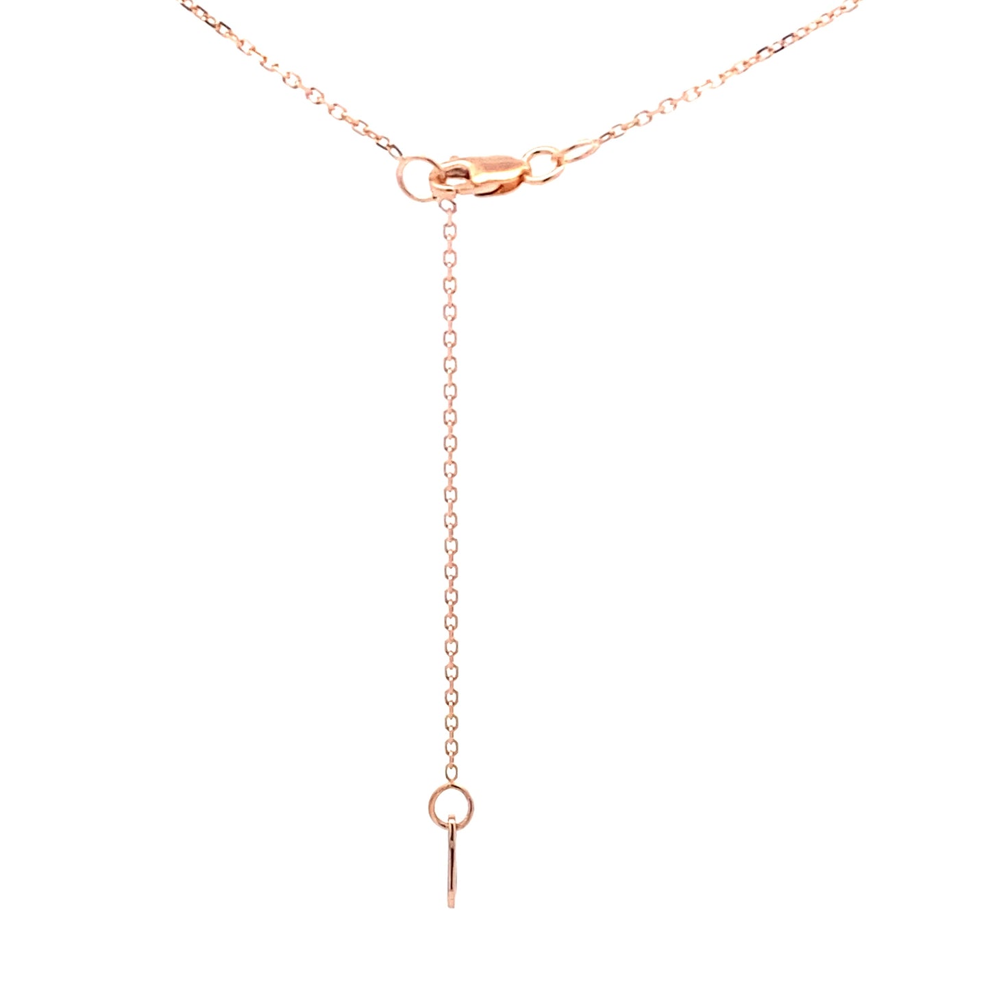 .73ct Sapphire Diamond Pendant in 10KT Rose Gold