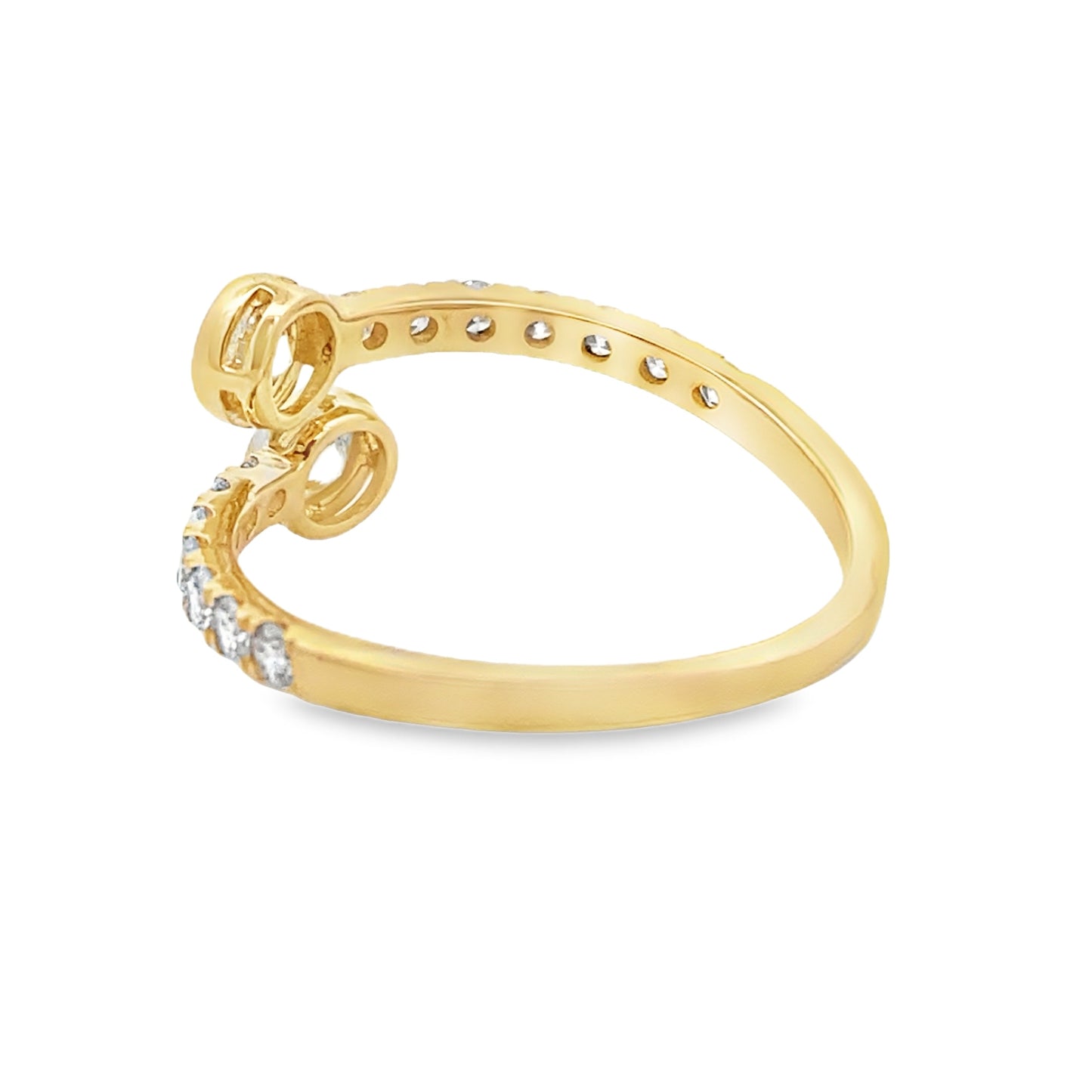 Genuine .81ct Lab Grown Diamond Ring in 14KT Yellow Gold