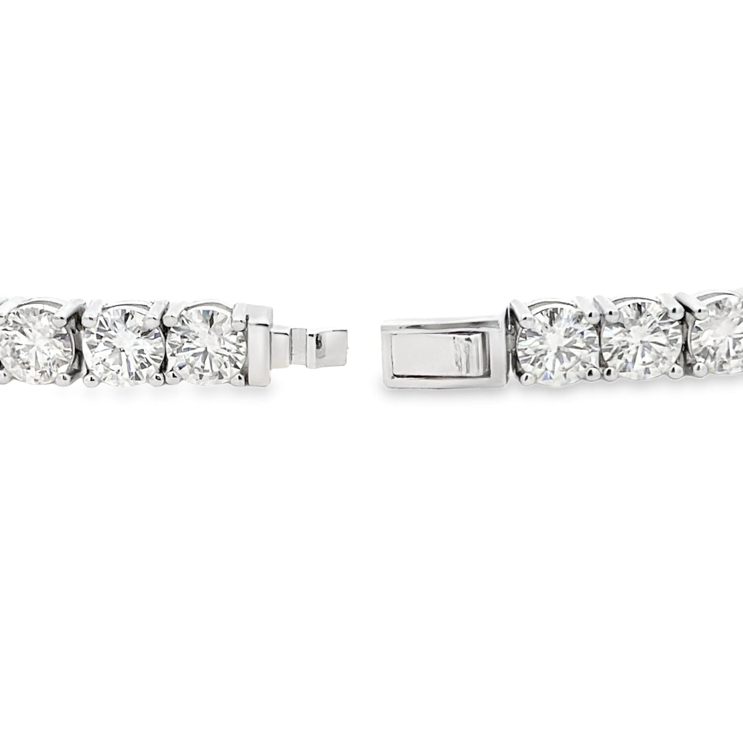 Bracelet de tennis en moissanite de 12,50 ct en argent sterling